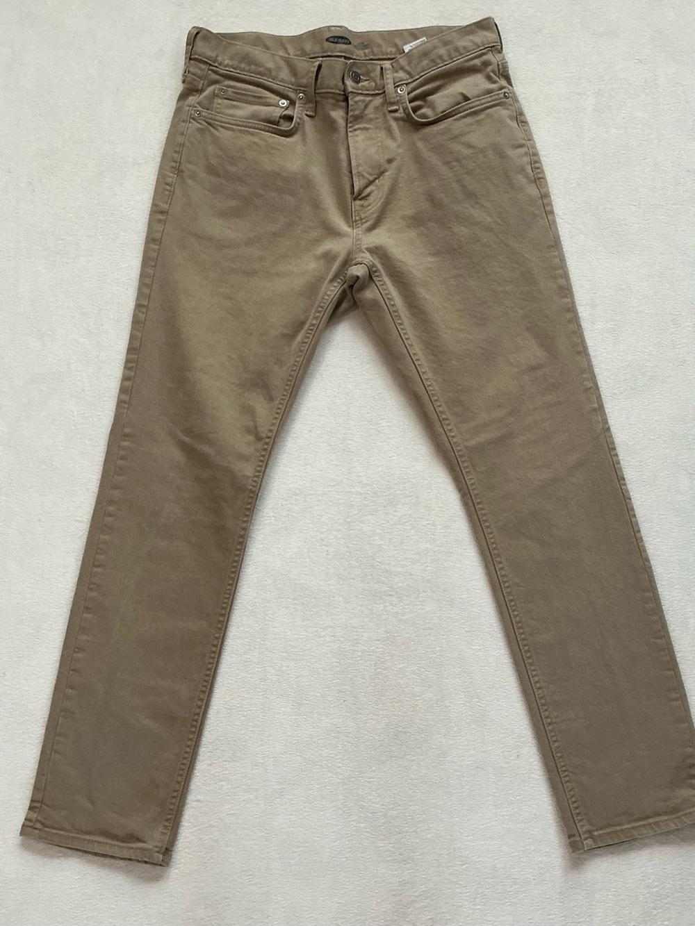 Old Navy Jeans Men’s 32X30 Khaki Straight Five Pocket Built-In Flex Pants